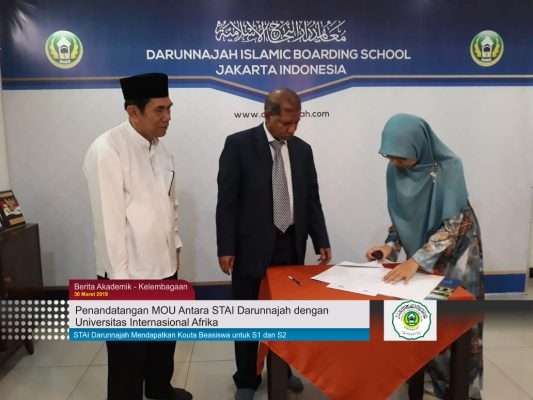 Menindaklanjuti Mou antara Universitas Internasional Afrika dengan STAI Darunnajah Menindaklanjuti Mou antara Universitas Internasional Afrika dengan STAI Darunnajah