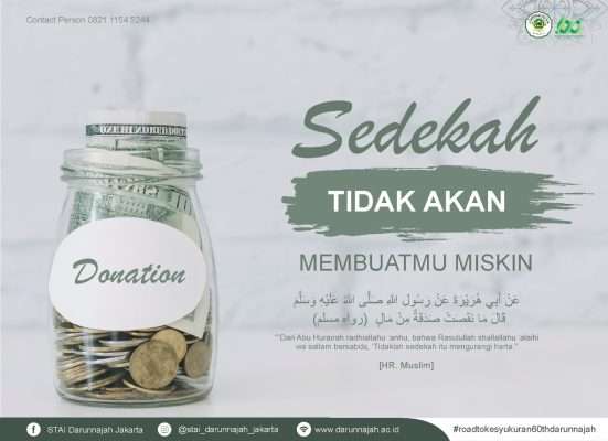 Sedekah Tidak Akan Membuatmu Miskin Sedekah Tidak Akan Membuatmu Miskin