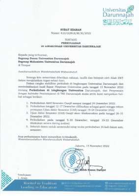 PERKULIAHAN DI LINGKUNGAN UNIVERSITAS DARUNNAJAH perkuliahan, kuliah murah, universitas islam, universitas jakarta selatan, daftar kuliah, sistem kuliah, perguruan tinggi, kampus merdeka