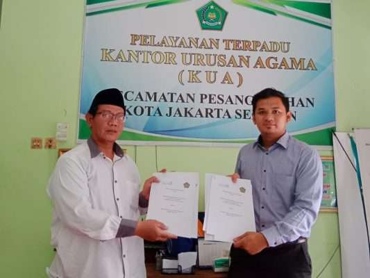 Prodi HKI Universitas Darunnajah Mengadakan Penandatanganan Kerja Sama dengan KUA Pesanggrahan Jakarta Selatan Prodi HKI Universitas Darunnajah Mengadakan Penandatanganan Kerja Sama dengan KUA Pesanggrahan Jakarta Selatan