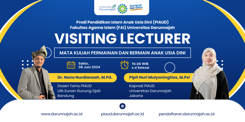 Kuliah Tamu Prodi PIAUD Universitas Darunnajah dan PIAUD Universitas UIN Sunan Gunung Djati Bandung Kuliah Tamu Prodi PIAUD Universitas Darunnajah dan PIAUD Universitas UIN Sunan Gunung Djati Bandung