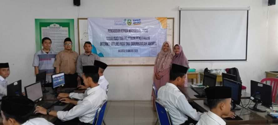 Pengabdian Masyarakat: Pelatihan Internet Offline di SMA Darunnajah Jakarta Pengabdian Masyarakat: Pelatihan Internet Offline di SMA Darunnajah Jakarta
