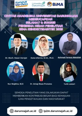 Selamat dan Sukses kepada Penerima Hibah Penelitian BIMA Kemdiktisaintek 2025 Selamat dan Sukses kepada Penerima Hibah Penelitian BIMA Kemdiktisaintek 2025