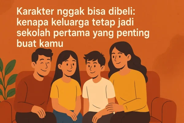 Karakter Nggak Bisa Dibeli: Kenapa Keluarga Tetap Jadi Sekolah Pertama yang Penting Buat Kamu? Karakter Nggak Bisa Dibeli: Kenapa Keluarga Tetap Jadi Sekolah Pertama yang Penting Buat Kamu?