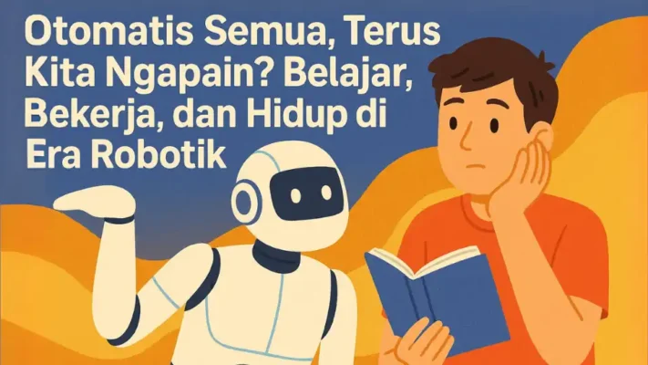 “Otomatis Semua, Terus Kita Ngapain? Belajar, Bekerja, dan Hidup di Era Robotik” “Otomatis Semua, Terus Kita Ngapain? Belajar, Bekerja, dan Hidup di Era Robotik”