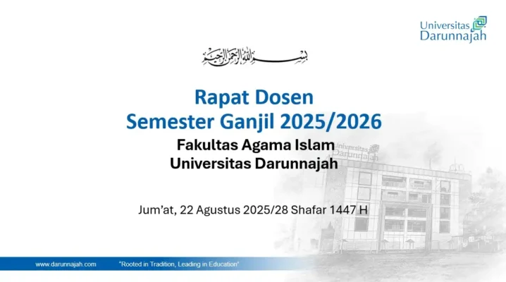 Fakultas Agama Islam Perkuat Komitmen Akademik dan Inovasi Jelang Tahun Ajaran 2025/2026 Fakultas Agama Islam Perkuat Komitmen Akademik dan Inovasi Jelang Tahun Ajaran 2025/2026