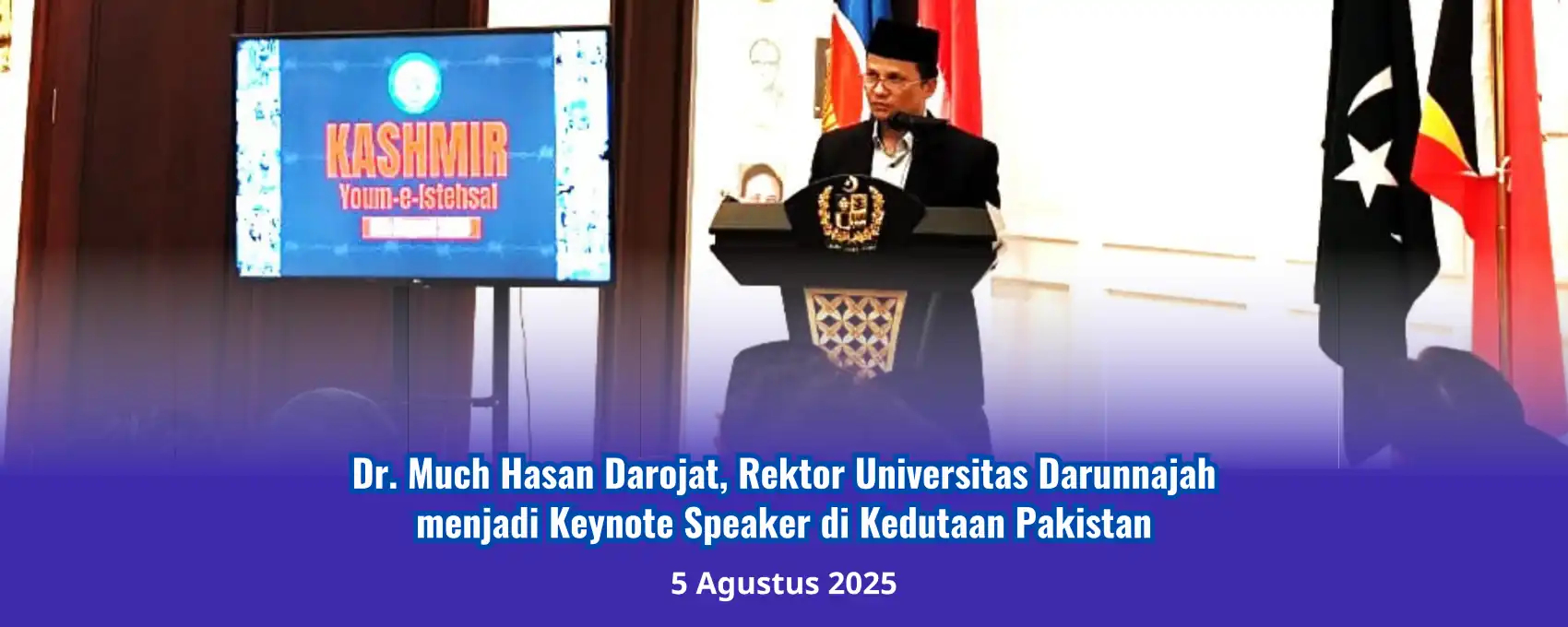 Rektor Keynote Speaker di Kedutaan Pakistan