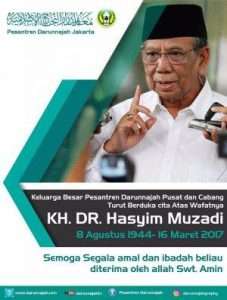 KH. Hasyim Muzadi Meninggal Dunia