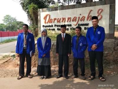 Darunnajah 8 An-Nur Cidokom Menerima Kunjungan Mahasiswa PPL