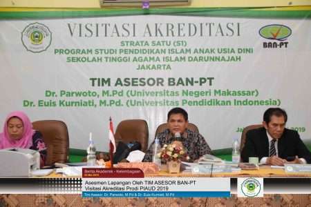PIAUD : Asesmen Lapangan oleh Tim Asesor Ban-PT 1 PIAUD : Asesmen Lapangan oleh Tim Asesor Ban-PT