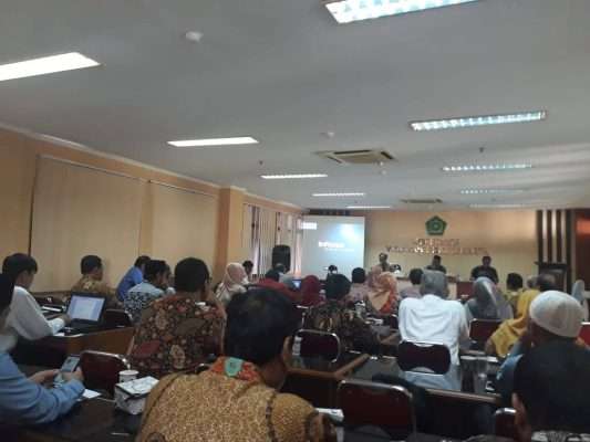 Sosialisasi Penyusunan Kurikulum Berbasis KNNI PTKIS oleh Kopertais 1 Wilayah DKI Jakarta