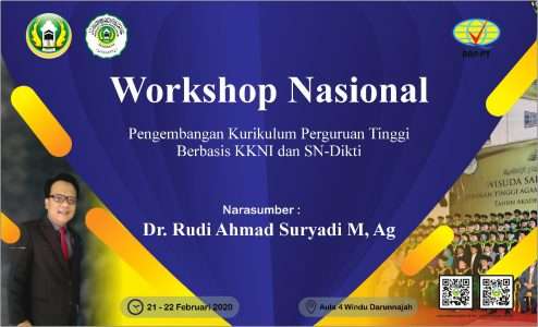 Workshop Nasional Pengembangan Kurikulum Perguruan Tinggi Berbasis KKNI dan SN-Dikti Sekolah Tinggi Agama Islam Darunnajah