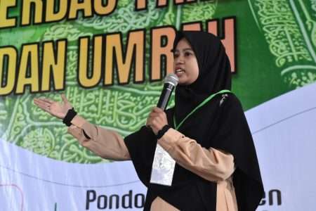 Kejutan LDH, Mahasiswi STAI Darunnajah Jakarta Diminta Menteri Agama Berpidato di Hadapannya