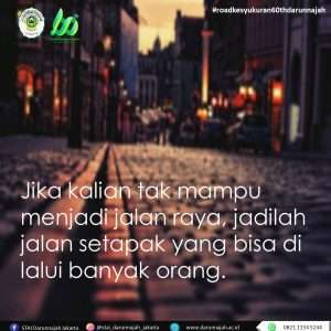 Jadilah Jalan Setapak