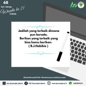 Jadilah dan berilah yang terbaik