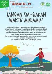 Jangan sia-siakan waktu mudamu!