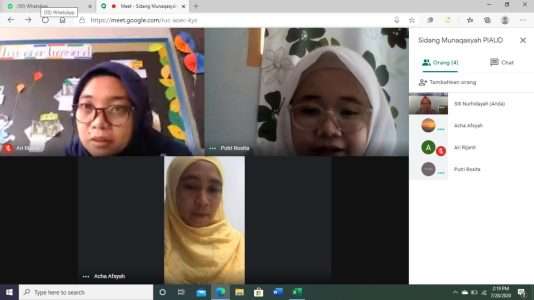 PIAUD Gelar Sidang Munaqosyah Online