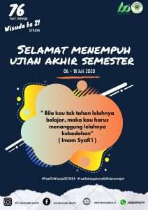 Selamat Menempuh Ujian Akhir Semestser