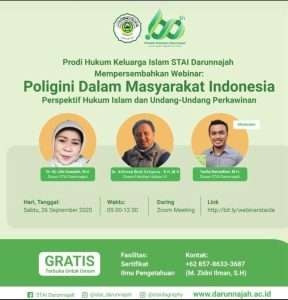 Prodi HKI STAI Darunnajah Sukses Gelar Webinar Bertema Poligini