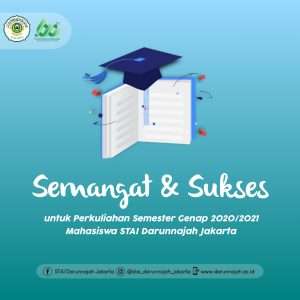 STAI Darunnajah Jakarta Memulai Kuliah Semester Genap 2021 Secara Daring