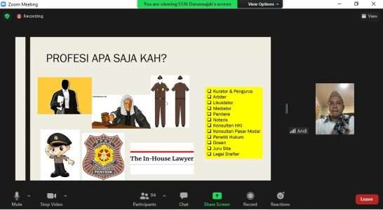 STAI Darunnajah: Program Studi Hukum Keluarga Islam (HKI) inisiasi Seminar Nasional tentang Peluang dan Tantangan Profesi Hukum Keluarga Islam