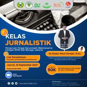 Ketua STAIDA Harapkan Lahirnya Para Jurnalis Islami yang Mewarnai Media Massa dari Kelas Jurnalistik