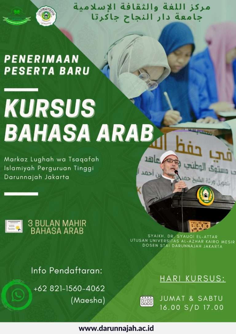 Markaz Lughah STAIDA Buka Kursus Bahasa Arab, 3 Bulan Mahir Bahasa Arab