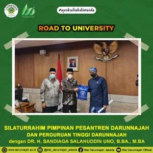 Kunjungan Pimpinan Darunnajah Ke Kediaman Bapak Sandiaga Salahuddin Uno