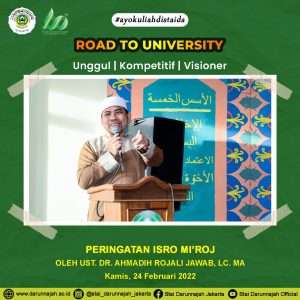 Semarak Isra’ dan Mi’raj Bersama Dr. Ahmadih Rojalih