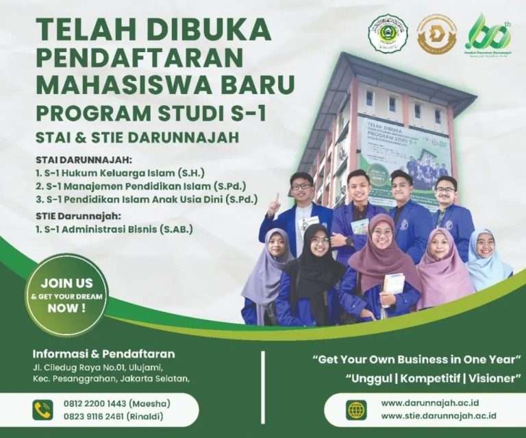 Panitia Penerimaan Mahasiswa Baru (PPMB) STAI Darunnajah Jakarta