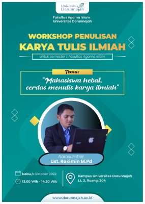 Wujudkan Mahasiswa yang Hebat dan Cerdas, Universitas Darunnajah adakan Workshop Penulisan Karya Ilmiah
