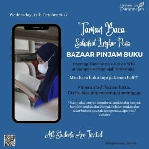 Bazar Pinjam Buku di Universitas Darunnajah