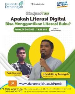 Mahasiswa Universitas Darunnajah Menjadi Narasumber Diskusi Bertema Literasi