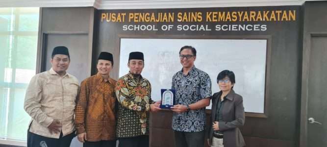 Universitas Darunnajah berkunjung ke Pusat Pengajian Sains Kemasyarakatan