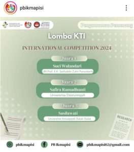 MAHASISWA PIAUD UNIVERSITAS DARUNNAJAH MERAIH JUARA 2 SCIENTIFIC WRITING COMPETITION PADA INTERNATIONAL COMPETITION 2024