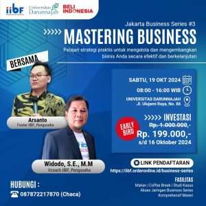 Jakarta Business Series #3: MASTERING BUSINESS