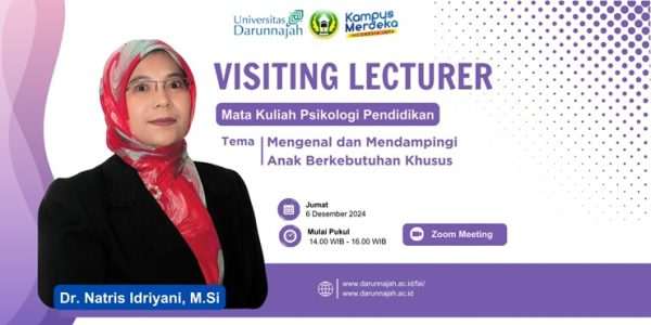 Kegiatan Visiting Lecturer Mata Kuliah Psikologi Pendidikan: Mengenal dan Mendampingi ABK