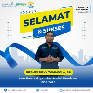 Alumni Universitas Darunnajah Lolos Beasiswa LPDP 2025