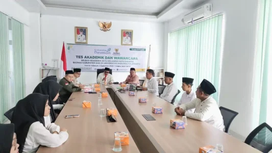 BAZNAS Siak Gelar Tes Akademik dan Wawancara Beasiswa “Satu Keluarga Satu Sarjana” Bersama Universitas Darunnajah