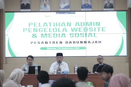 Tingkatkan Kualitas SDM Digital, Pesantren Darunnajah Gelar Pelatihan Admin Website dan Media Sosial